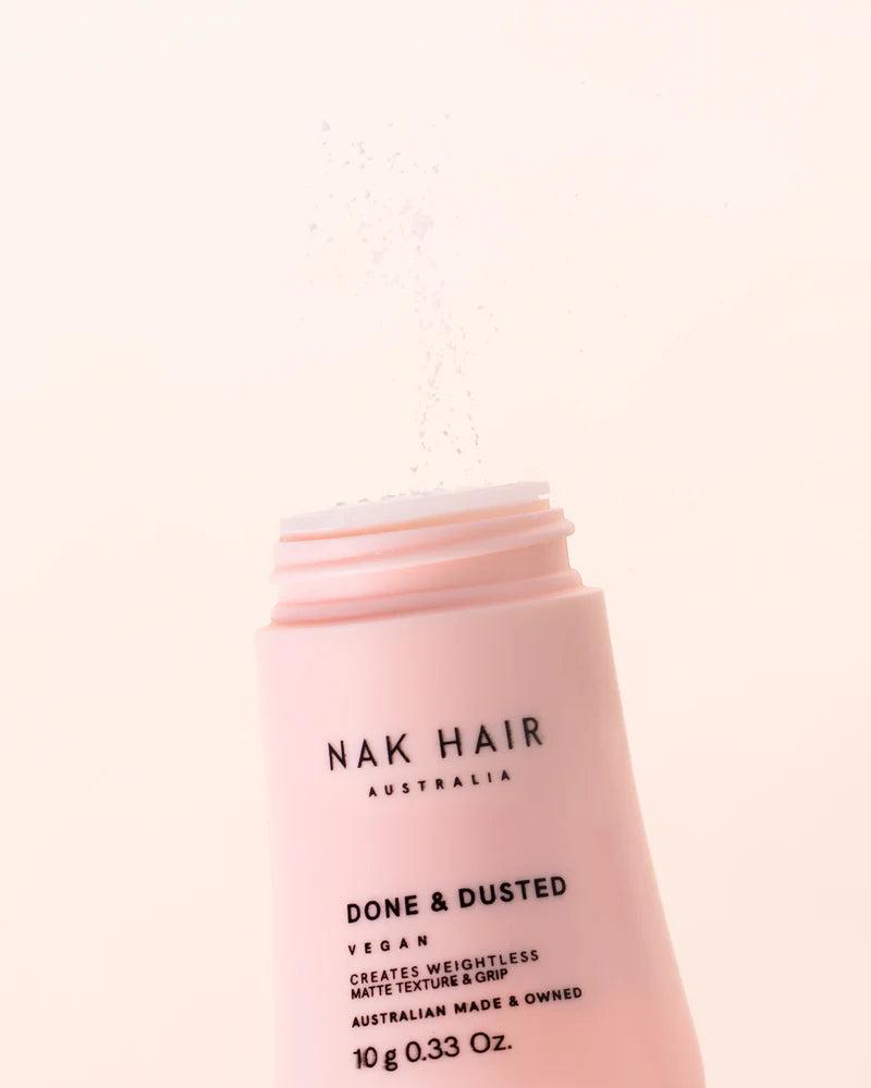NAK Hair Signature Done & Dusted Styling Powder – Matte Texture & Volume 10g