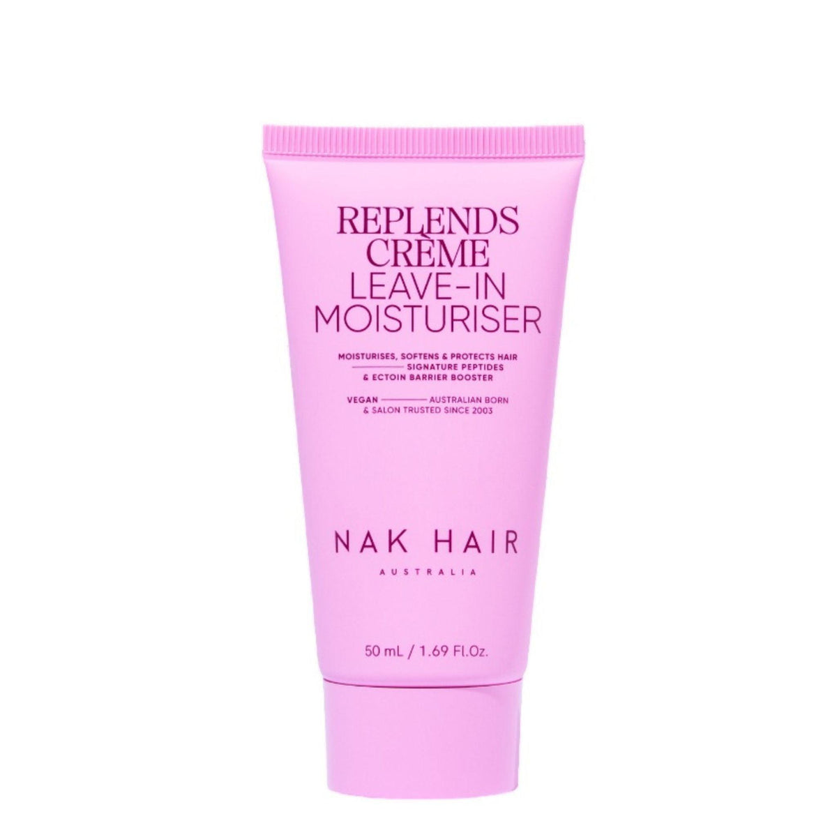NAK Hair Signature Replends Crème Leave-In Moisturiser – Hydrates, Softens & Detangles 50ml