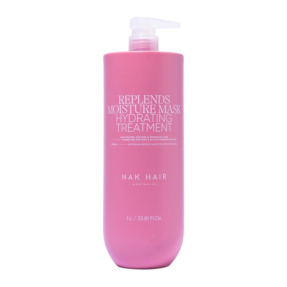 NAK Hair Signature Replends Moisture Mask – Deep Hydration & Repair 1L Hair Treatment NAK