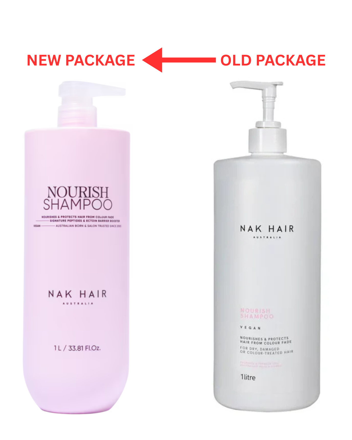 NAK Signature Nourish Shampoo 1 Litre Shampoo/Conditioner NAK