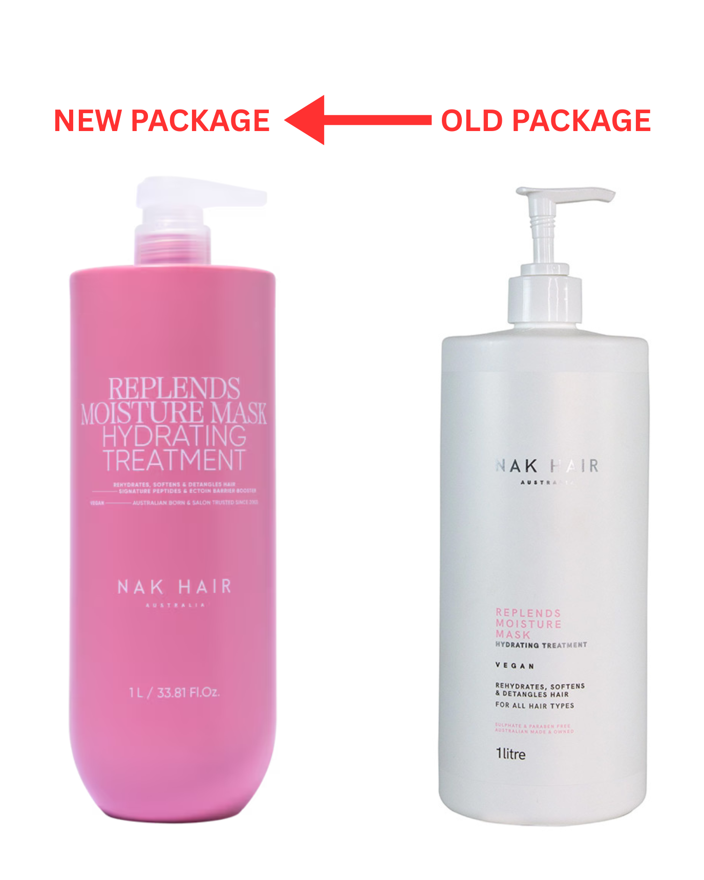 NAK Signature Replends Moisture Mask 1 Litre Hair Treatment NAK
