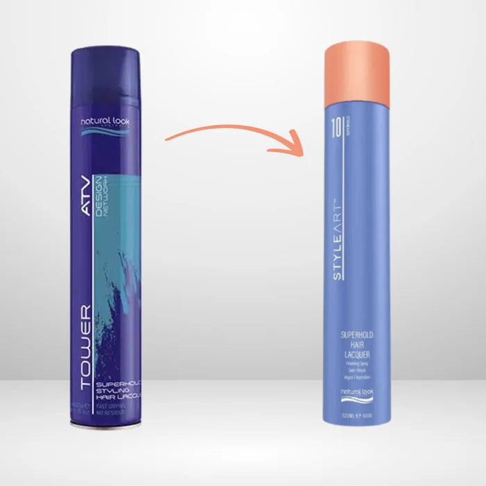 Natural Look StyleArt Superhold Hair Lacquer 400g