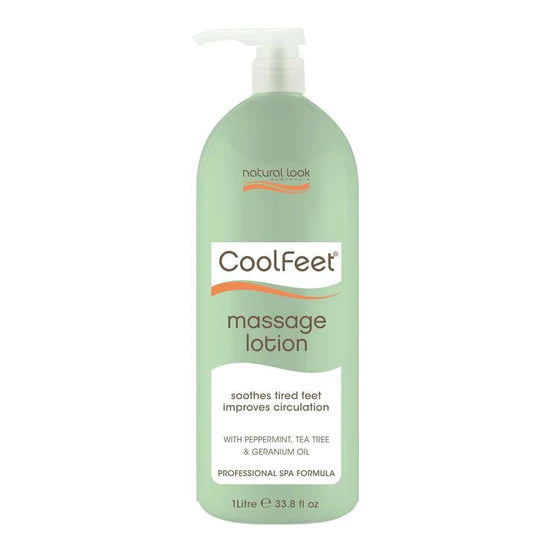 Natural Look Cool Feet Massage Lotion 1L Feet Care Natural Look