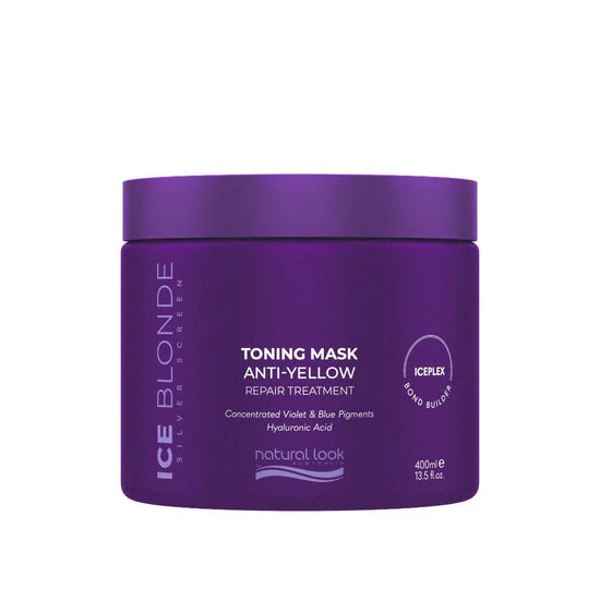 Natural Look Ice Blonde Toning Mask 400ml Hair Treatment Natural Look