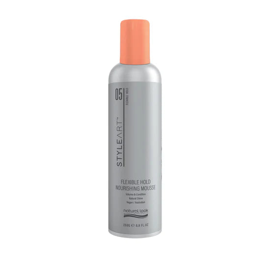 Natural Look Superhold Volumising Mousse 250g Hair Mousse Natural Look