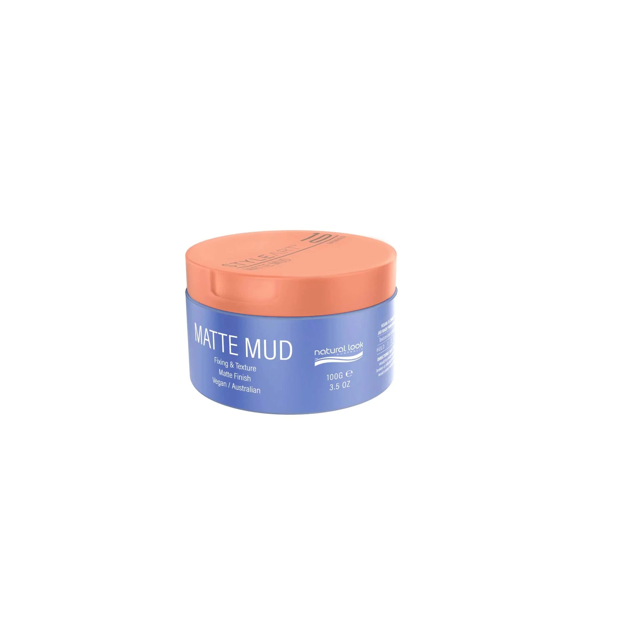 Natural Look StyleArt Matte Mud Fixing & Texture 100g Hair Wax Natural Look