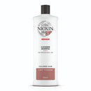 Nioxin System 3 Cleanser 1L Coloured Hair with Light Thinning Shampoo and Conditioner Nioxin