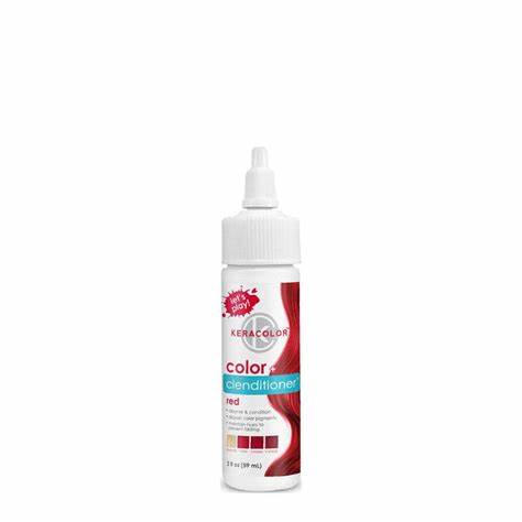 Keracolor Colour + Clenditioner Red 59ml Colouring Shampoo/Conditioner Keracolor