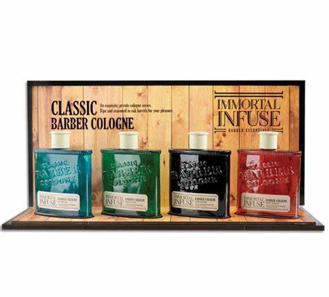 Immortal Glass Cologne Stand Product Displays Immortal