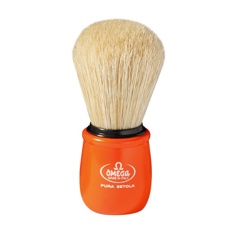 Omega Pure Bristle Shaving Brush 10051 Orange