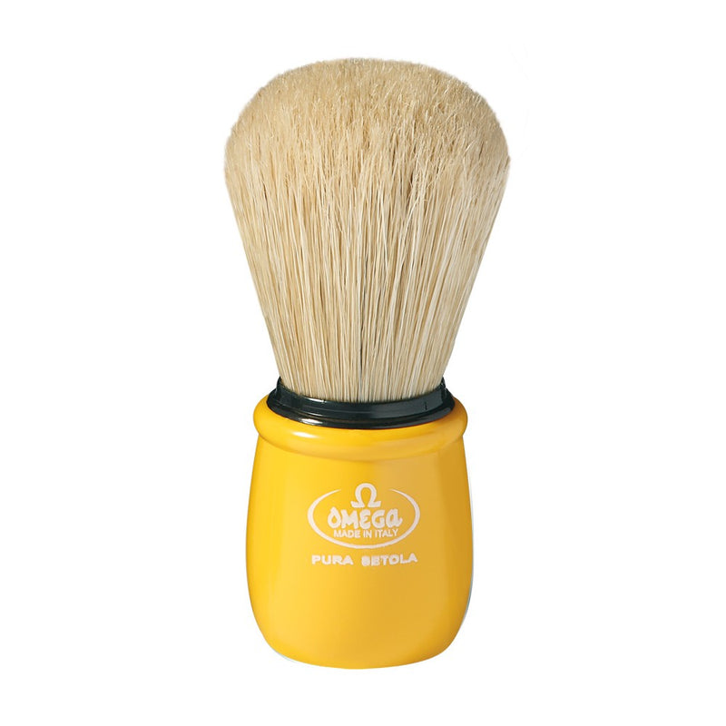Omega Pure Bristle Shaving Brush 10051 Yellow
