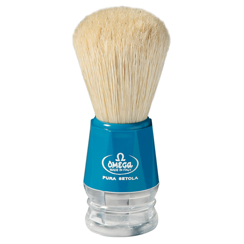 Omega Shaving Brush 10018 - Blue Shaving Brushes Omega