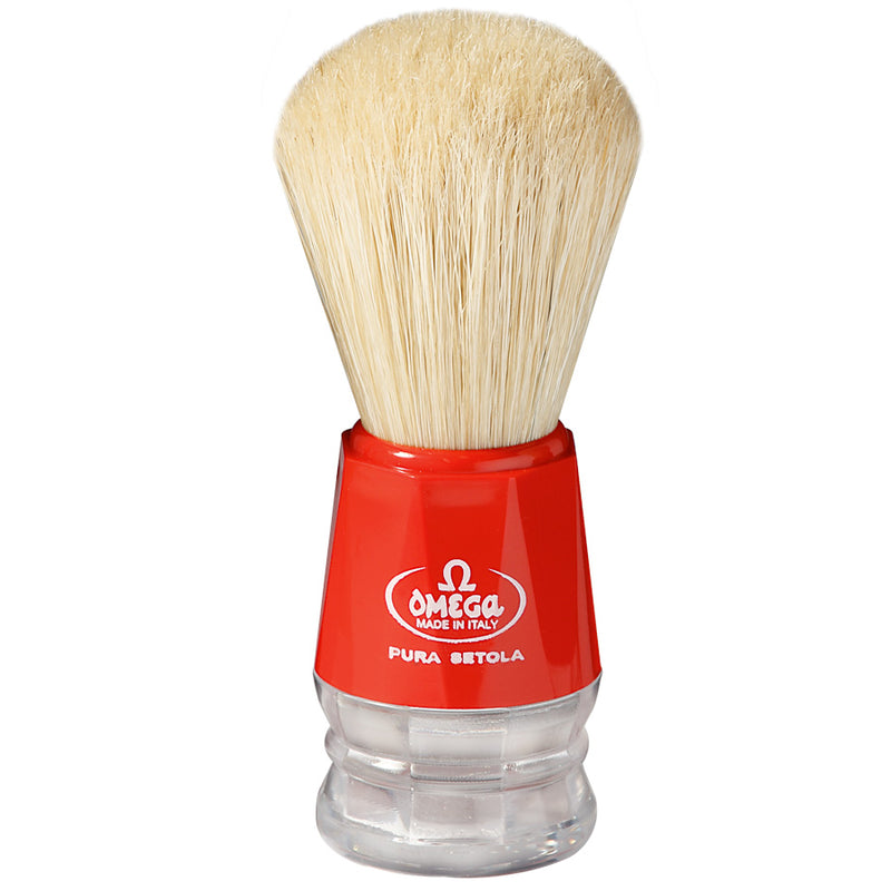 Omega Shaving Brush 10018 - Red