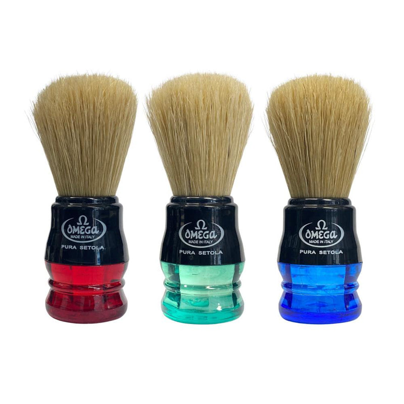 Omega Shaving Brush 10077 All Colours