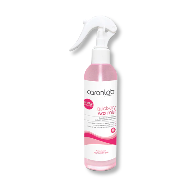 Caronlab Quick Dry Wax Mist 250ml Trigger Spray Waxing Caronlab