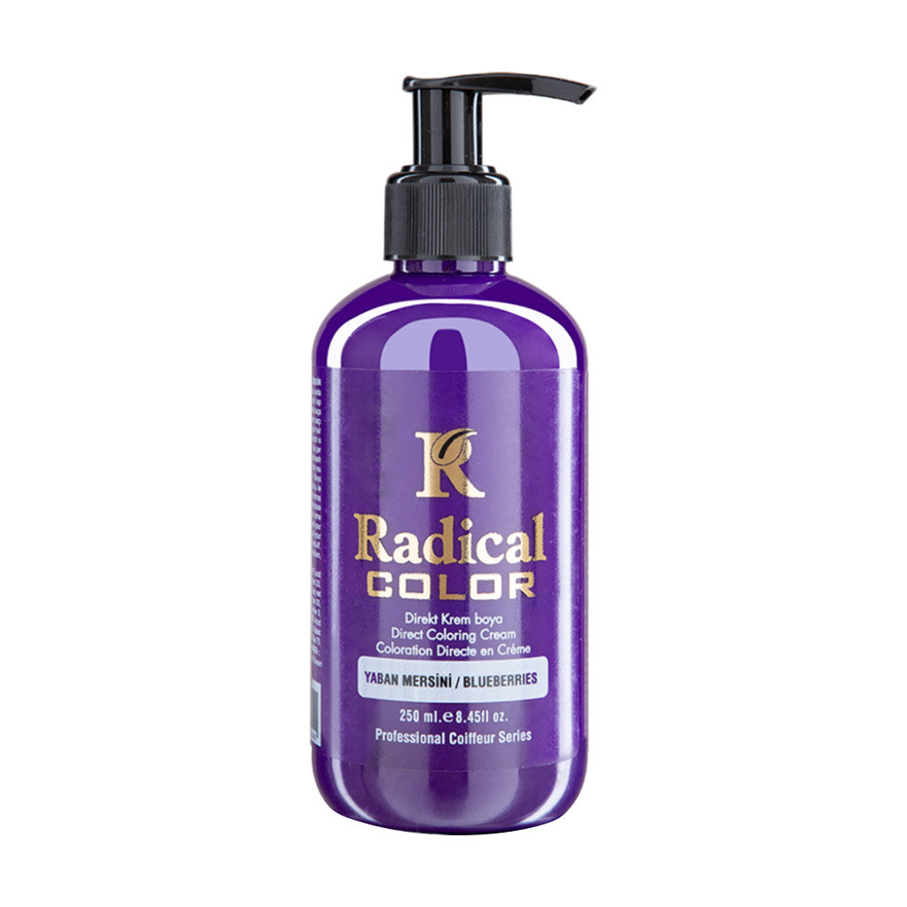 Radical Color Semi Permanent Hair Colour Blueberry 250ml Hair Colours - Semi Permanent Radical