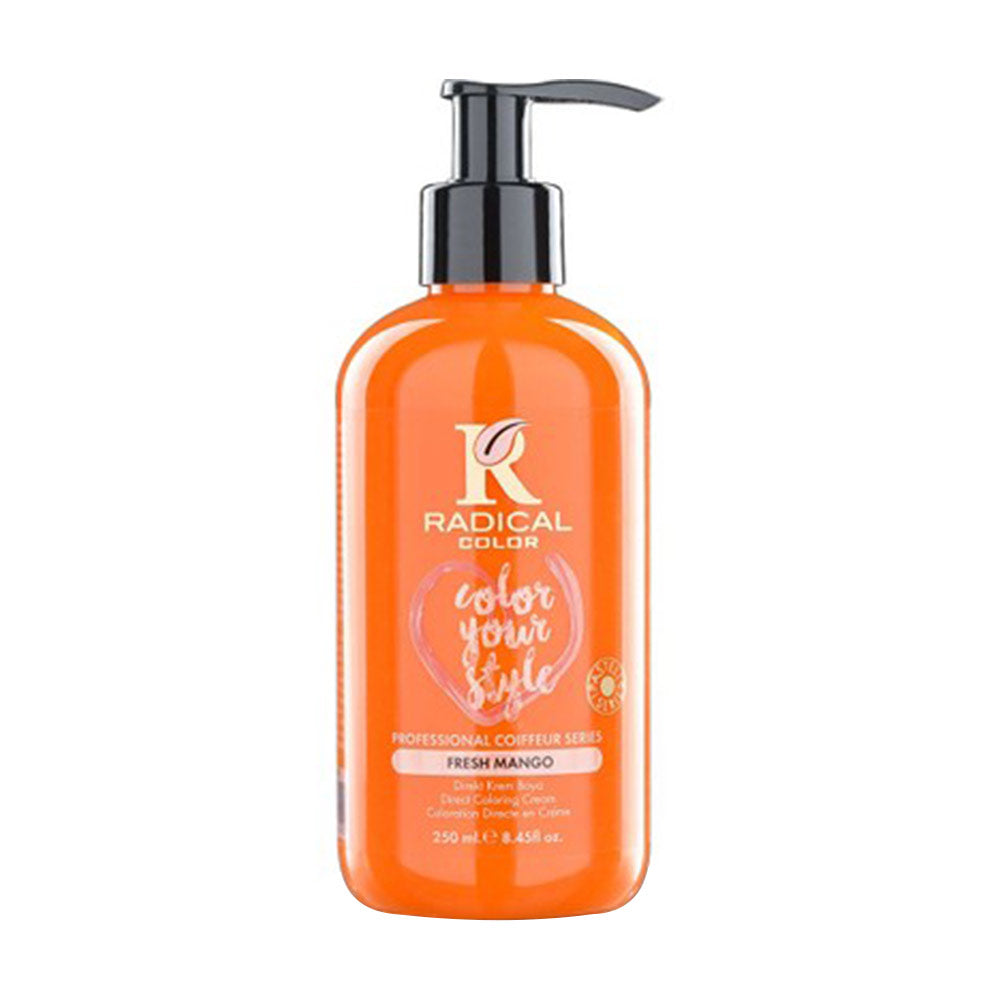 Radical Color Semi Permanent Hair Colour Fresh Mango 250ml Hair Colours - Semi Permanent Radical