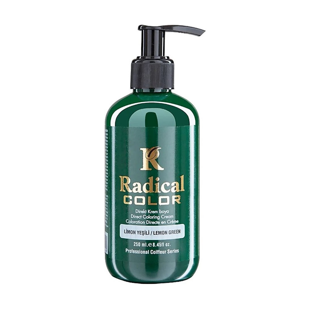 Radical Color Semi Permanent Hair Colour Lime Green 250ml Hair Colours - Semi Permanent Radical