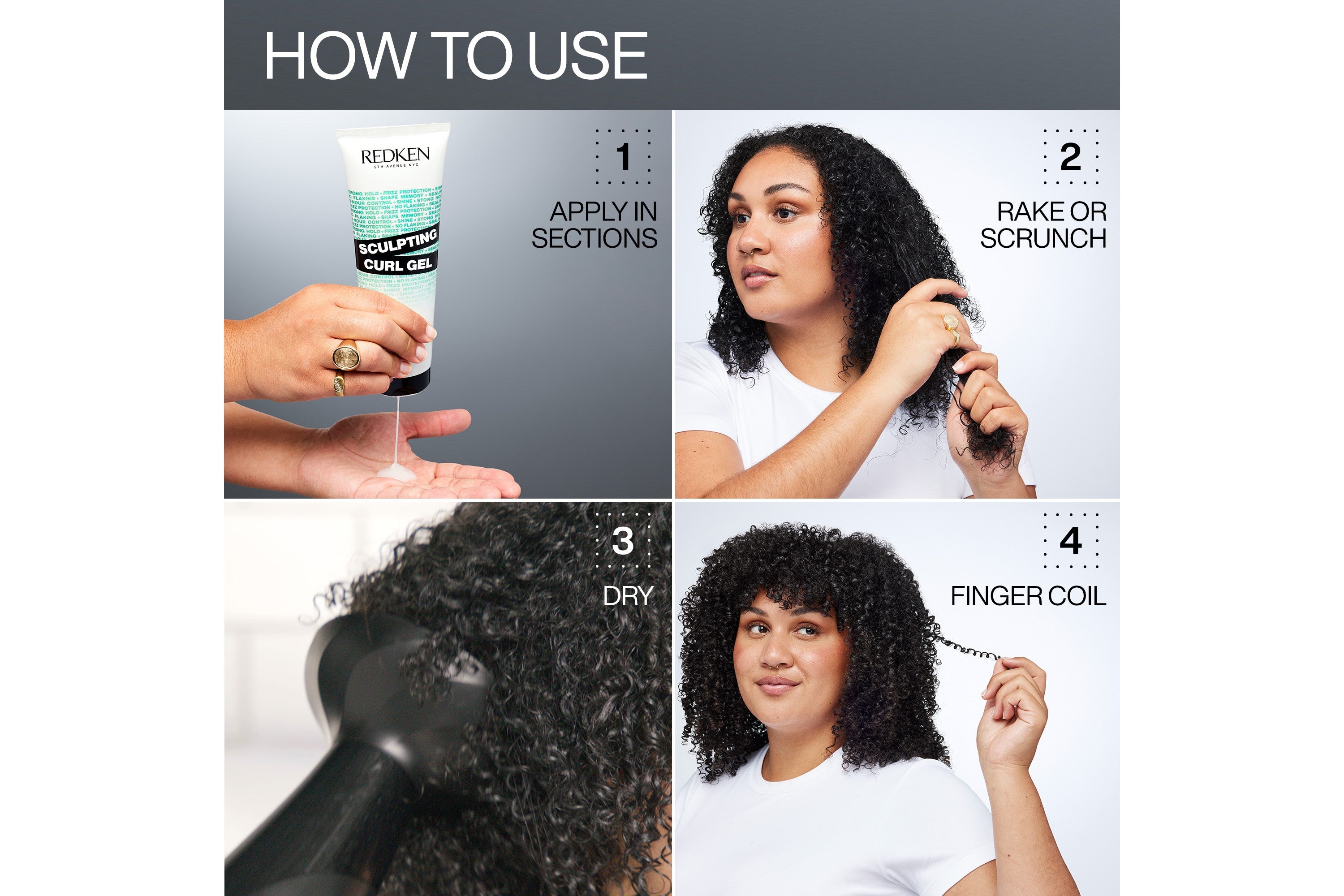 Redken Sculpt Curl Gel 250ml Hair Styling Product Redken