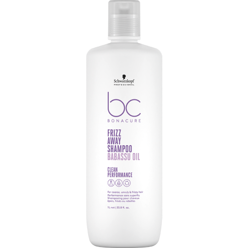 Schwarzkopf Bc Bonacure Clean Performance Frizz Away Shampoo 1L Shampoo/Conditioner Schwarzkopf