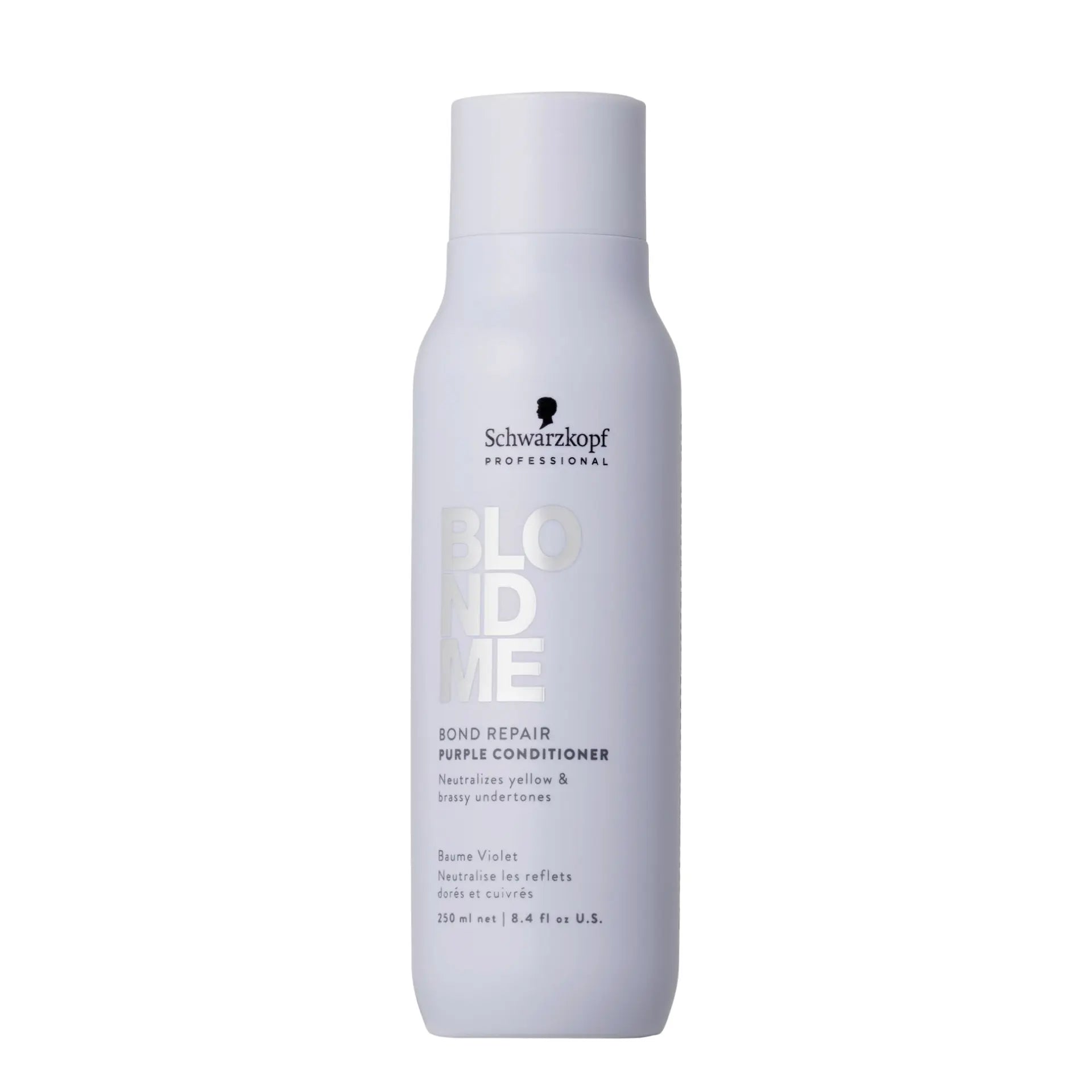 Schwarzkopf BLONDME Bond Repair Purple Conditioner 250ml Shampoo/Conditioner Hair And Beauty Kingdom