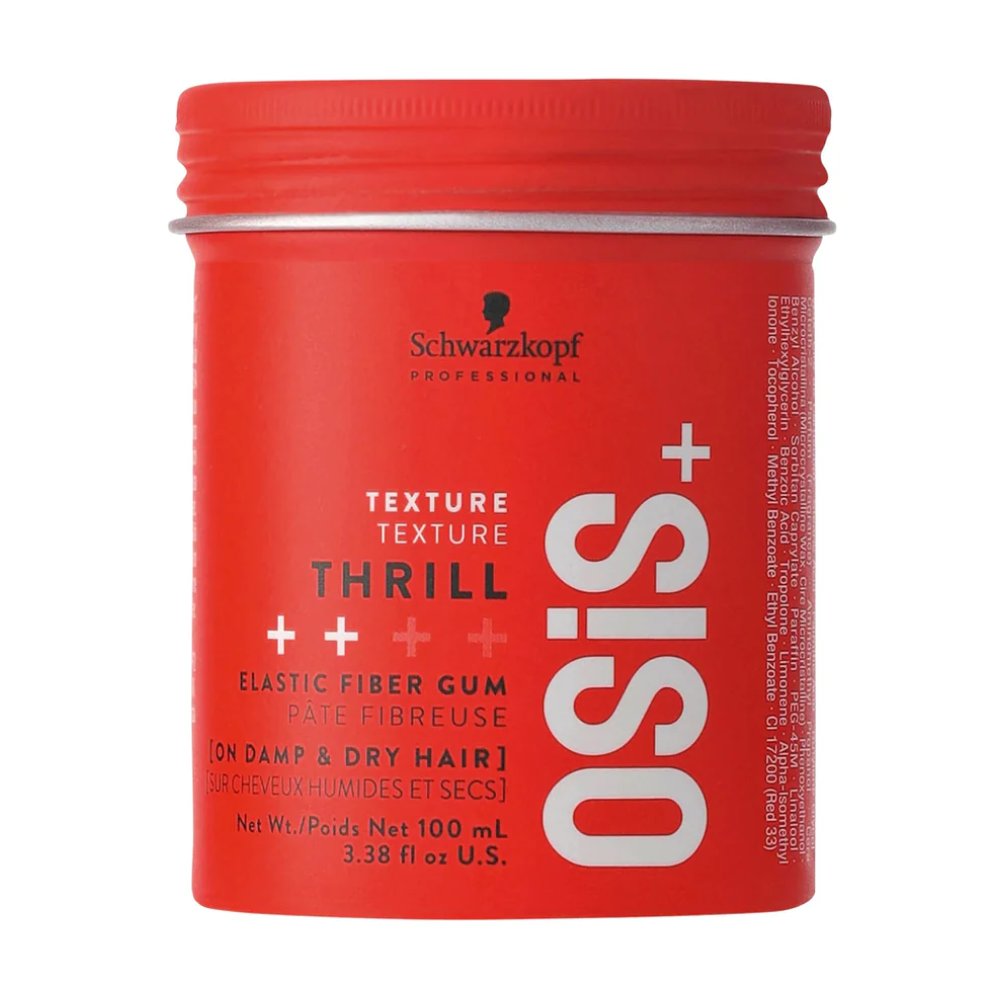 Schwarzkopf Osis+ Thrill - Fiber Gum For Elastic Style Control 100ml Hair Styling Product Schwarzkopf