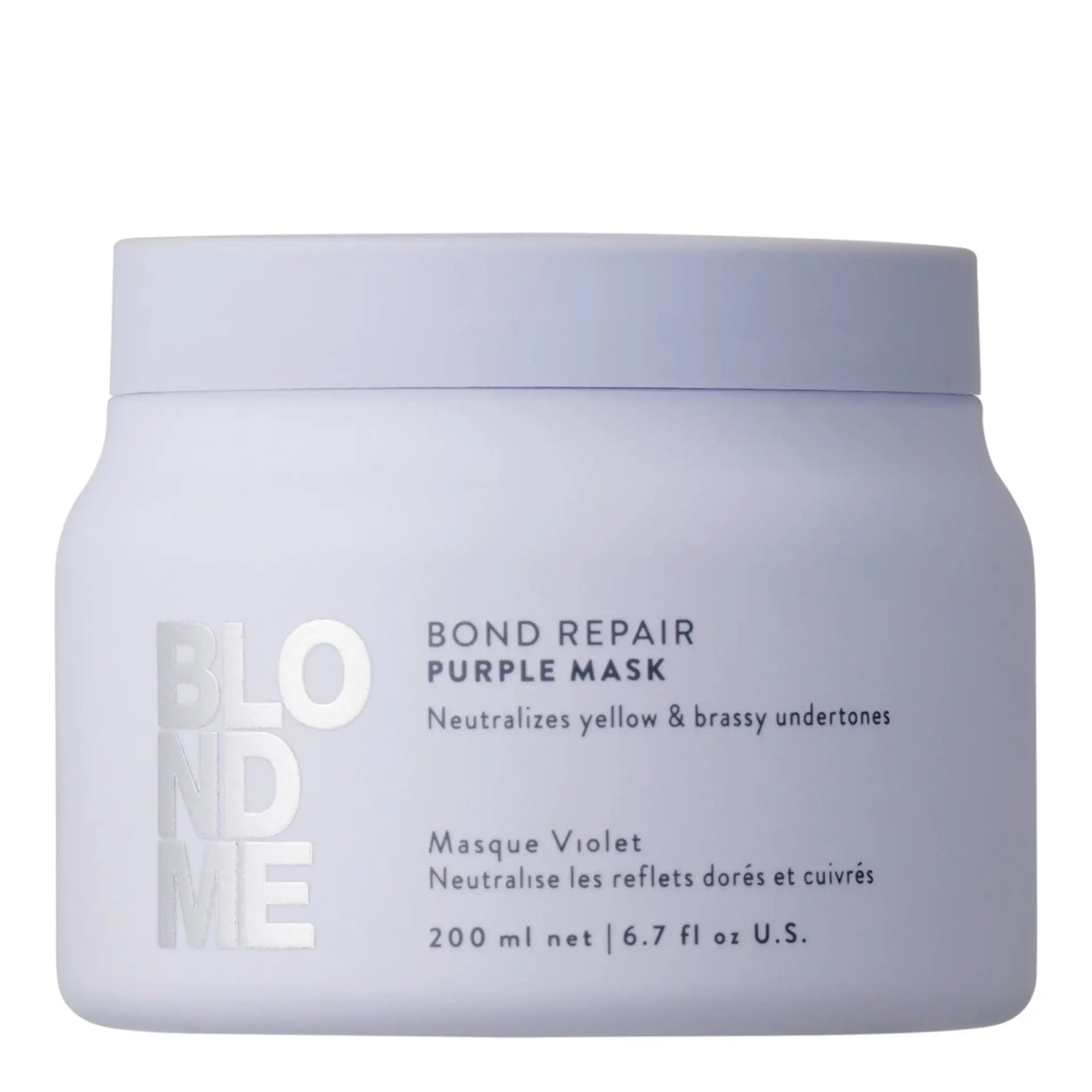 Schwarzkopf BLONDME Bond Repair Purple Mask 200ml Hair Care Schwarzkopf