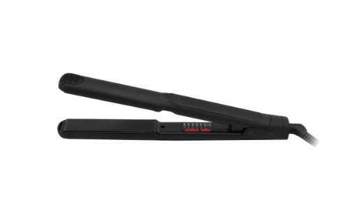 TUFT Diamond Plus 1inch Hair Straightener 200W Black & Red with One Brush Gift Set Hair Straightener Tuft