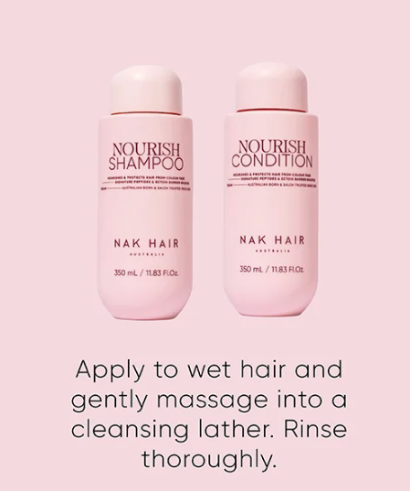 NAK Signature Nourish Shampoo 350ml Shampoo/Conditioner NAK