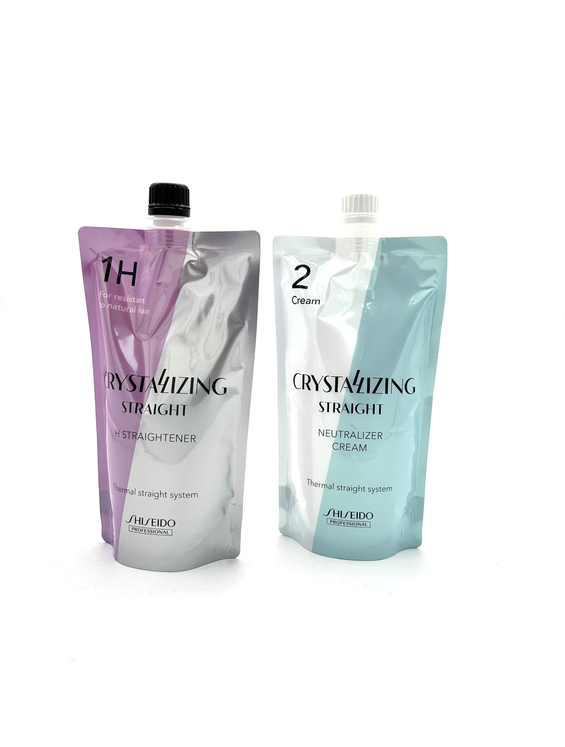 Shiseido H1 + 2 Straightening Kit Permanent Straightening Systems - Relaxers Shiseido