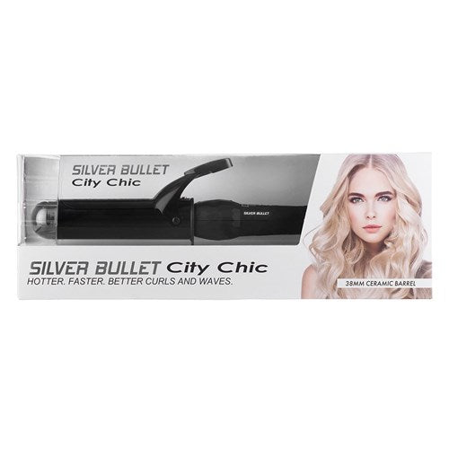 Silver Bullet City Chic Curling Iron Black 38mm