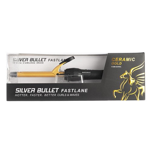 Silver Bullet Fastlane Ceramic Curling Iron Gold 16mm Curling Silver Bullet