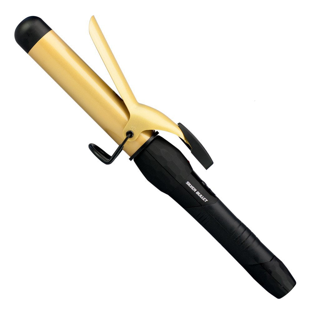 Silver Bullet Fastlane Ceramic Curling Iron Gold 32mm Curling Silver Bullet