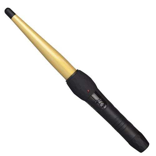 Silver Bullet Fastlane Regular Ceramic Conical Curling Iron Gold 13mm-23mm