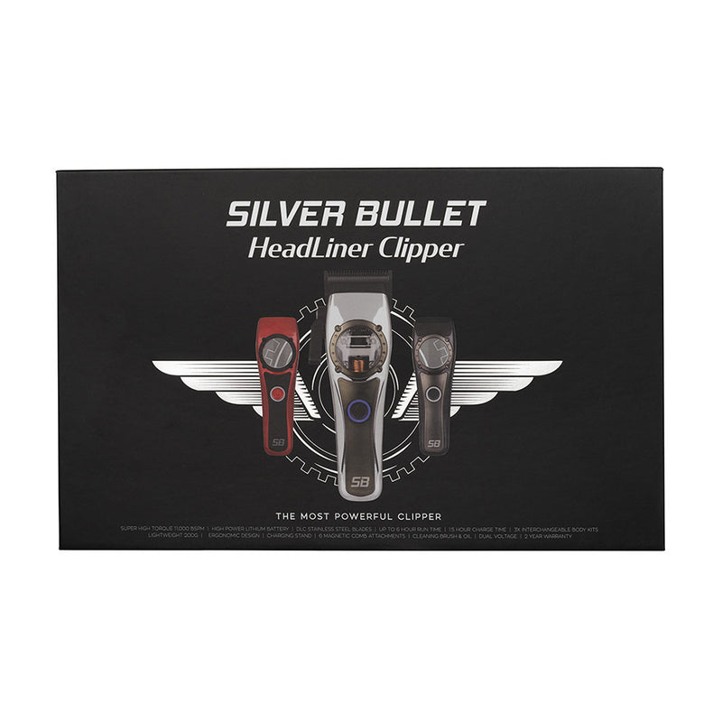 Silver Bullet HeadLiner Clipper Packaging Front