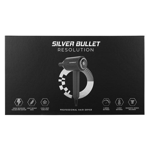Silver Bullet Resolution 1800W Hair Dryer Black