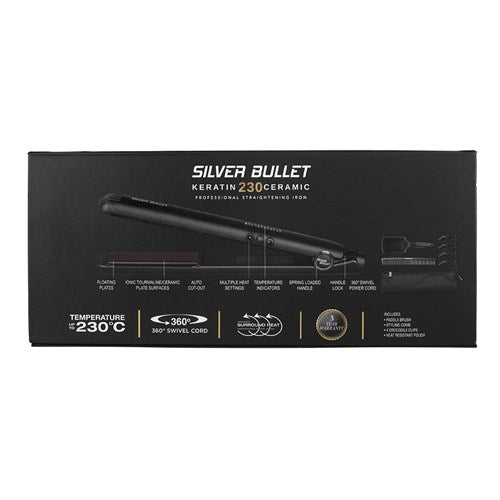 Silver Bullet Keratin Ceramic Tourmaline Hair Straightener 25mm