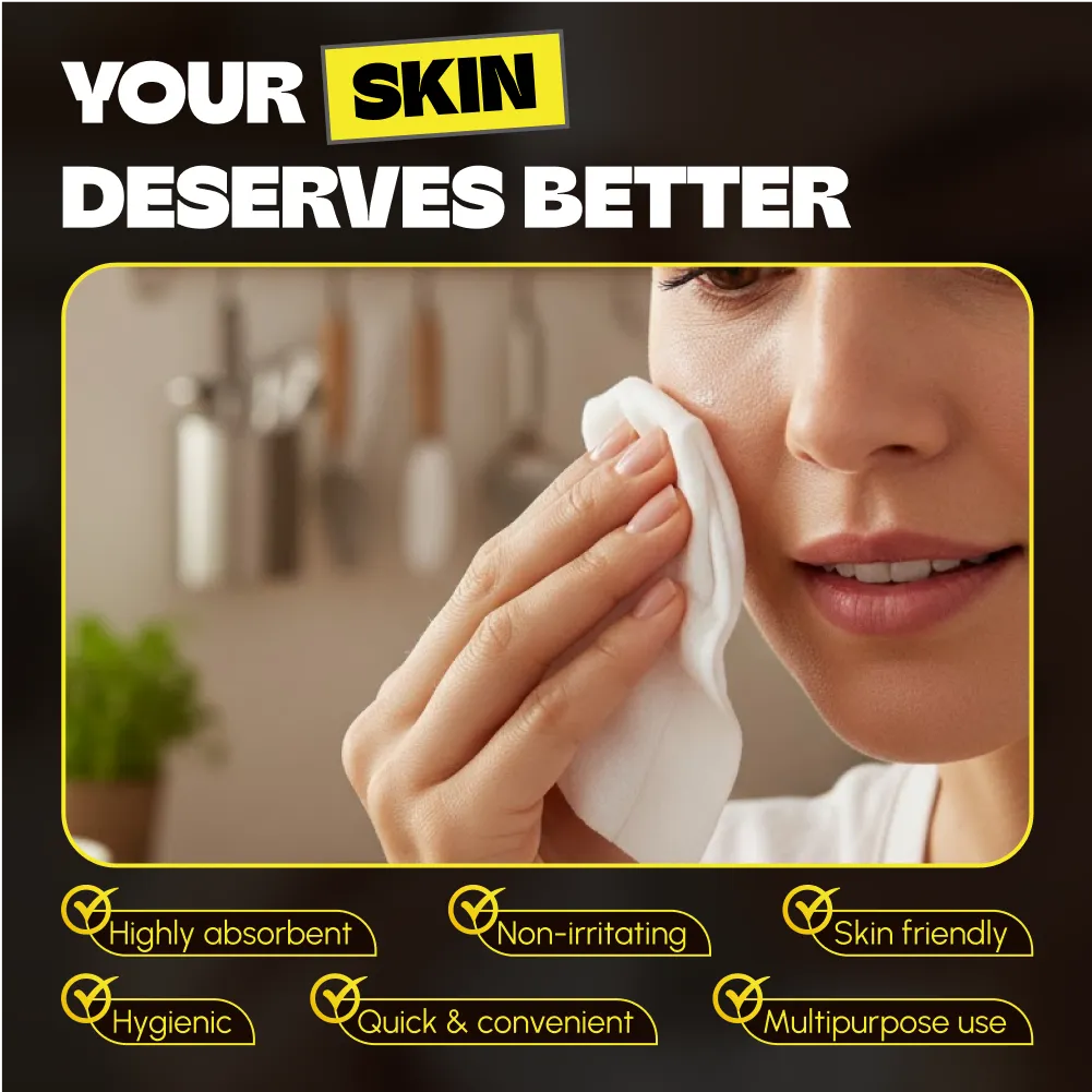 SoFresh All Rounder Salon & Spa Disposable Wet Towel 28cm x 28cm - Box of 30