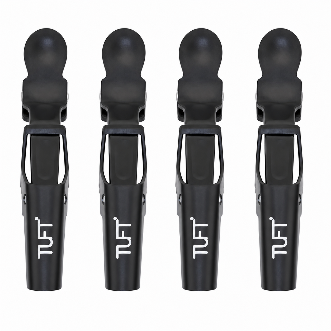 TUFT T-REX Crocodile Hair Clip 4pk - Black Hair Clips- Ties - Accessories Tuft