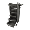 Karma Darwin Full Metal 6 Tier Hair Salon Super Heavy Duty Trolley 080501 - Fully Assembled Salon Trolleys Karma