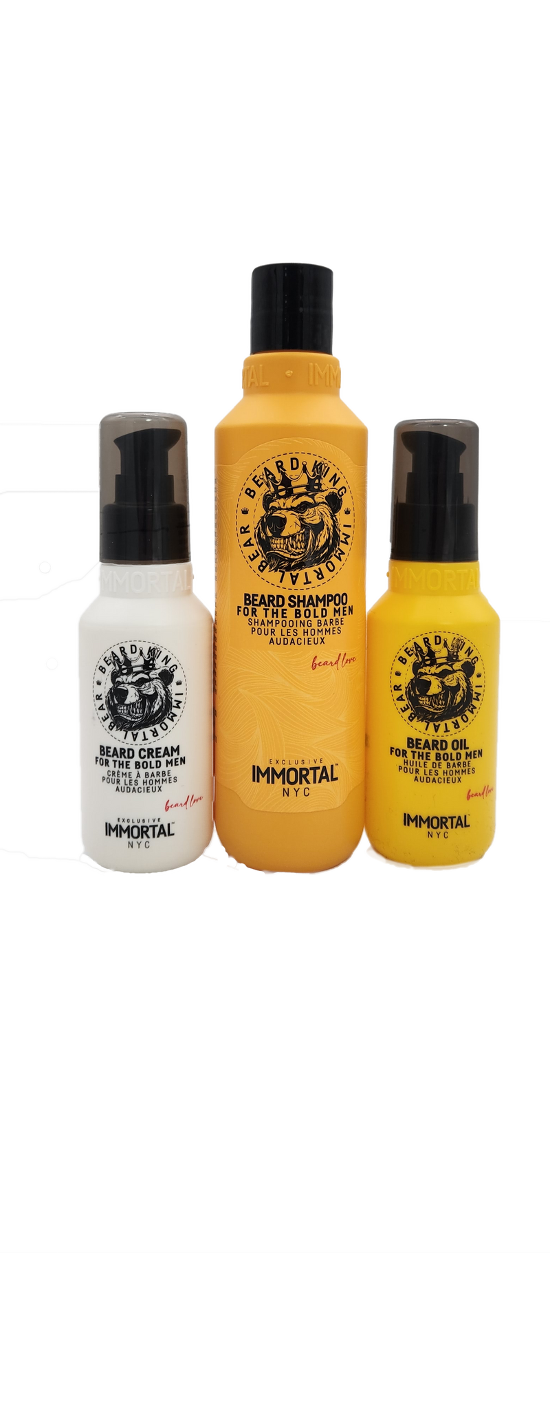 Immortal 3 Piece Beard and Moustache Set Beard & Moustache Care Immortal