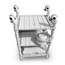 Karma Limmen 3 Tier Beauty & Medical Trolley Large 080904LT Salon Trolleys Karma