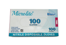 Microlite Nitrile Disposable Gloves Small 100pk Gloves Microlite