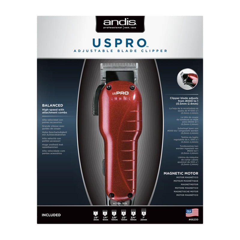 Andis US Pro Corded Clipper Trimmer/Clipper Blades Andis