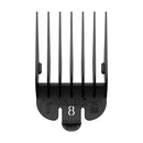 Wahl No. 8 Plastic Tab Attachment Comb 1inch Black Retail Wahl