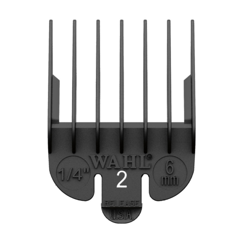 Wahl Clipper Attachment Comb Guide Black 6mm 1/4" No. 2