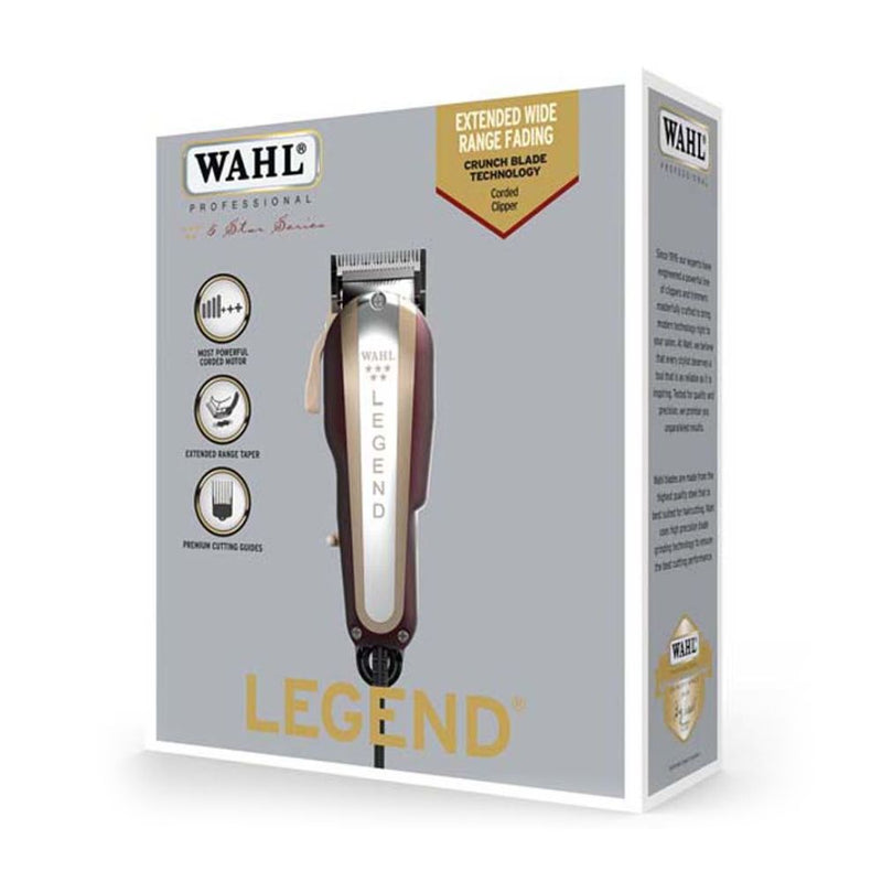 Wahl Professional Legend 5-Star Series Corded Clipper Packaging
