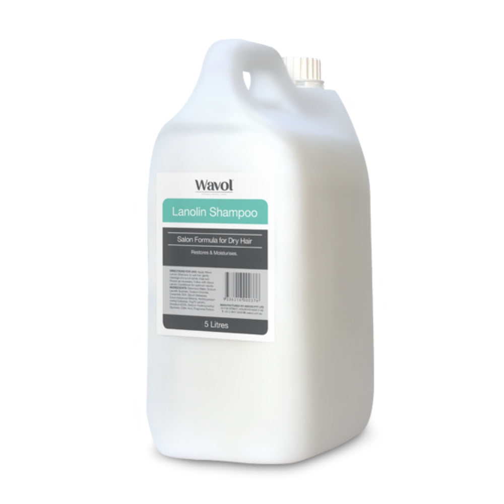 Wavol Lanolin Shampoo 5L Shampoo/Conditioner Wavol