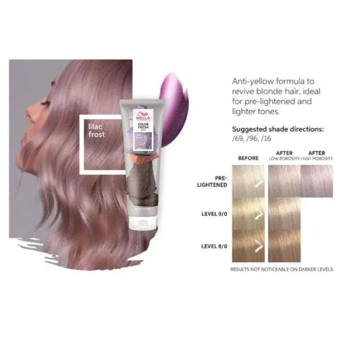 Wella Color Fresh Semi-Permanent Hair Mask - Lilac Frost 500ml
