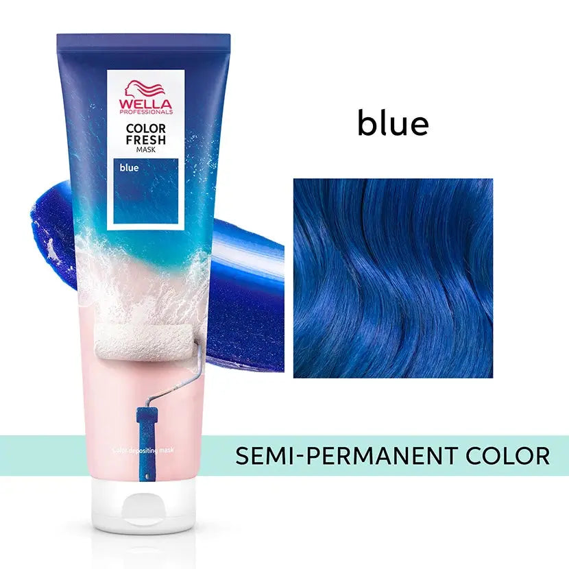 Wella Color Fresh Mask Semi-Permanent Colour 150ml - Blue